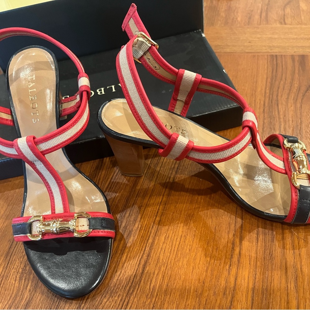 Talbots Charlot Stacked Heel Sandal